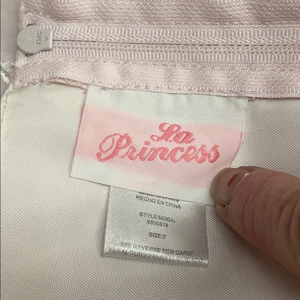 Sz7 La Princess Light Pink Formal Dress ๐ - Picture 7 of 7